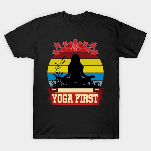 yoga T-Shirt by khalid12